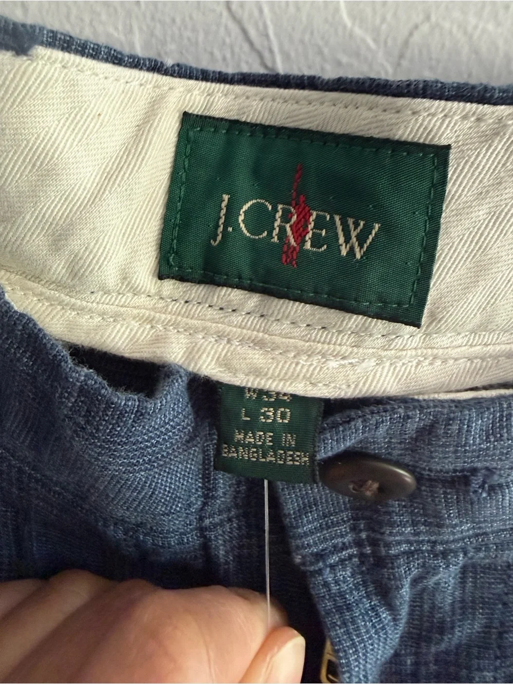 J.Crew Classic-fit linen trouser